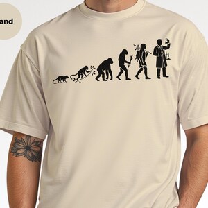 Funny Chemistry Tee, Evolution Of A Scientist Shirt, Lab Life Scientist Student Teacher, Biology Physics Med Lab Unisex Tee, Lab Life Shirt image 3