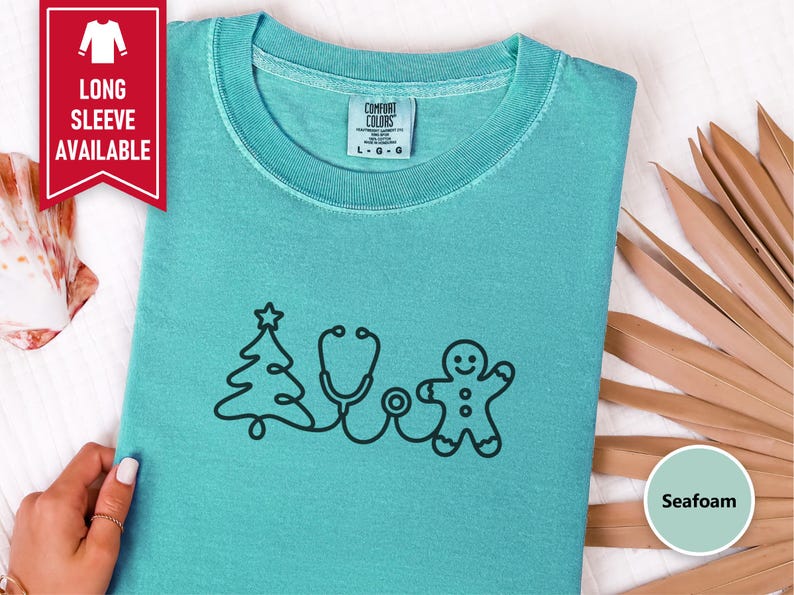Holiday Nurse Shirt, Christmas Healthcare Shirt, Gingerbread Nurse Tee, Christmas Medical Shirt, Nurse Christmas Gift image 7