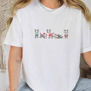 Christmas Goat Shirt, Christmas Goat Gift, Farm Animal Christmas Tee, Goat Lover Shirt, Christmas Farm Shirt image 5
