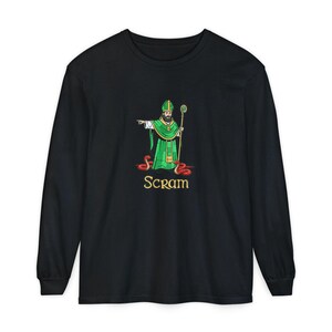 Saint Patrick Scram Shirt, Funny Saint Patrick Shirt, St Patricks Day Shirt, Irish Catholic Tee image 9