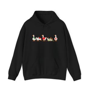 Christmas Goose Shirt, Funny Holiday Tee, Festive Goose Gift, Christmas Geese Sweatshirt, Bird Lover Present image 7