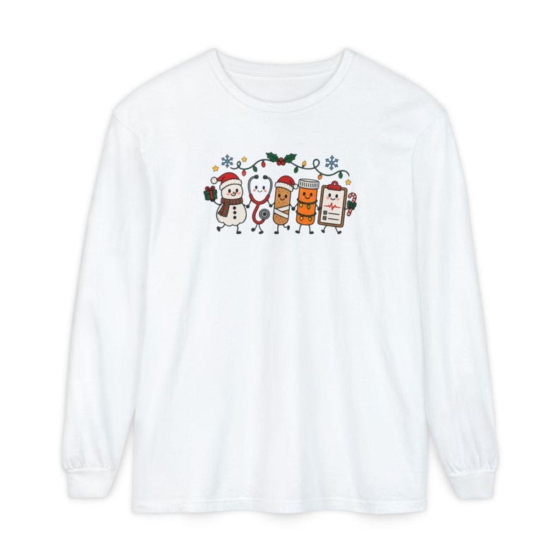 Christmas Nurse Shirt, Christmas Healthcare Shirt, ICU Nurse Christmas Shirt, Christmas CNA Shirt, Snowman Nurse Christmas Squad image 14