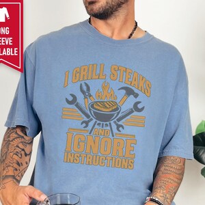 Funny Grill Shirt, Grill Master Tee, Mechanic Shirt, Dad Grill Gift, BBQ Lover Shirt, Grilling Shirt, Tool Shirt, Funny BBQ Tee bild 6