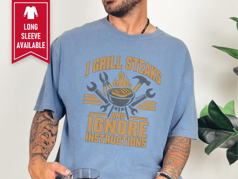 Funny Grill Shirt, Grill Master Tee, Mechanic Shirt, Dad Grill Gift, BBQ Lover Shirt, Grilling Shirt, Tool Shirt, Funny BBQ Tee bild 6