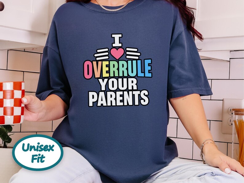 Funny Uncle Shirt, Overrule Your Parents Gift, Cool Aunt Tee, Funcle Hoodie, Favorite Auntie Sweatshirt, Sarcastic Family Joke Top Bild 4