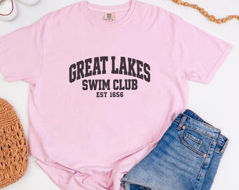 Great Lakes Shirt, Great Lakes Gift, Swim Team Shirt, Varsity Shirt, Great Lakes Swim Club