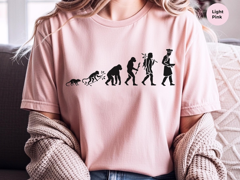 Camiseta "Evolución de un Chef Ejecutivo", Regalo de Graduación Culinaria, Camiseta Divertida para Amantes de la Cocina, Personal de Cocina, Ropa Culinaria Profesional imagen 2