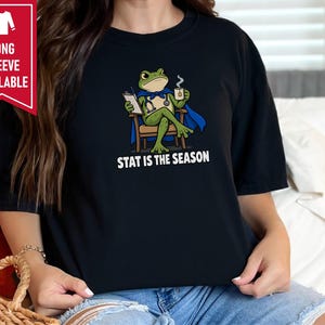 Funny Doctor Shirt, Stat Is The Season, Doctor Gift, Nurse Shirt, Frog Meme Tee, Medical Humor Shirt, ER Nurse Gift image 5