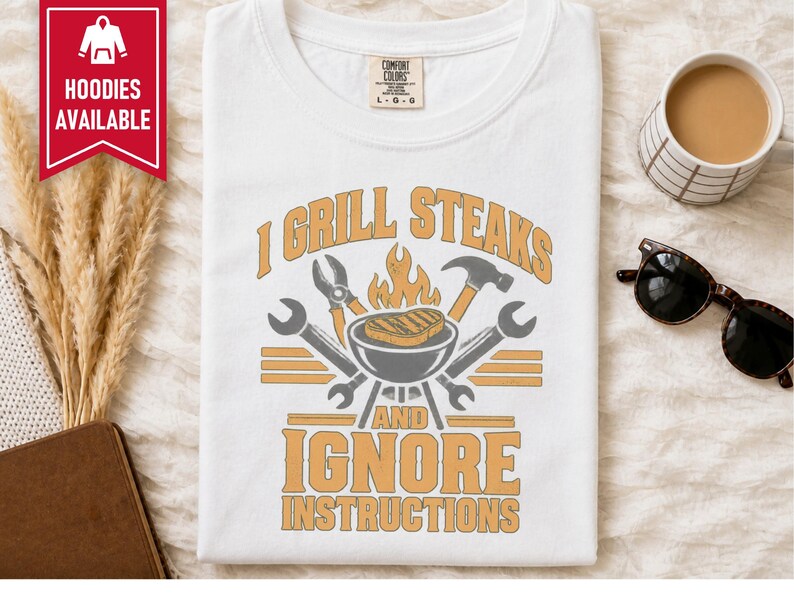 Funny Grill Shirt, Grill Master Tee, Mechanic Shirt, Dad Grill Gift, BBQ Lover Shirt, Grilling Shirt, Tool Shirt, Funny BBQ Tee bild 4