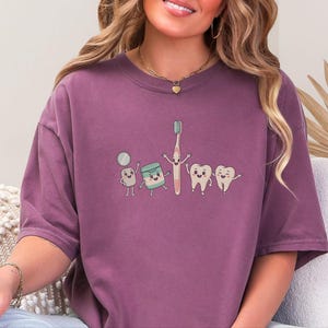 Comfort Colors RDH Dental Hygienist Tee, Dental Graduation T-Shirt, Orthodontics Assistant Tee, Pediatric Dental Professional, Rdh Tee image 3