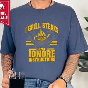 Funny Grill Shirt, Grill Master Tee, Mechanic Shirt, Dad Grill Gift, BBQ Lover Shirt, Grilling Shirt, Tool Shirt, Funny BBQ Tee bild 8
