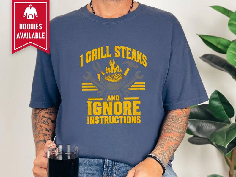 Funny Grill Shirt, Grill Master Tee, Mechanic Shirt, Dad Grill Gift, BBQ Lover Shirt, Grilling Shirt, Tool Shirt, Funny BBQ Tee bild 8