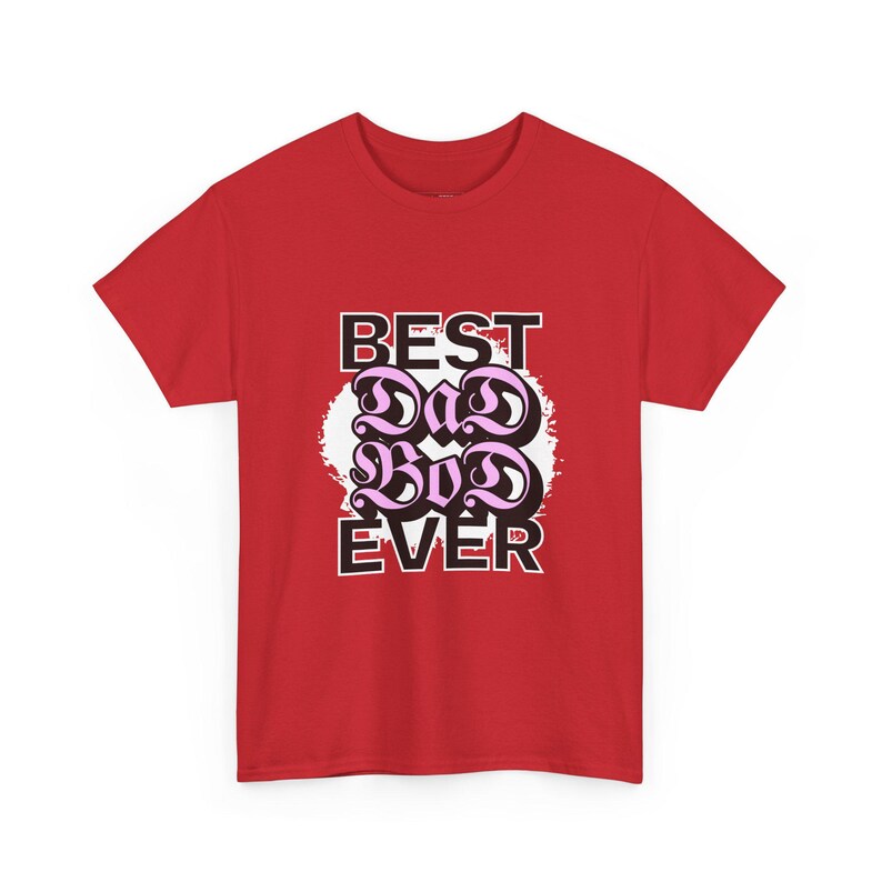 Dad Bod Shirt, Best Dad Ever Tee, Funny Father Figure T-Shirt, Sarcastic Men and #39;s Graphic Tee, Cool Husband Fathers Day Present image 1