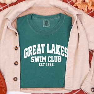 Great Lakes Shirt, Great Lakes Gift, Swim Team Shirt, Varsity Shirt, Great Lakes Swim Club image 8
