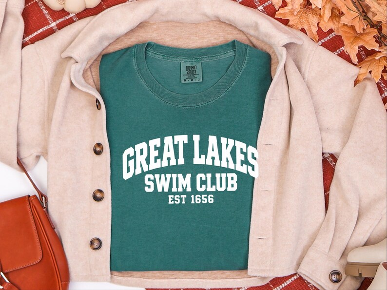 Great Lakes Shirt, Great Lakes Gift, Swim Team Shirt, Varsity Shirt, Great Lakes Swim Club image 8
