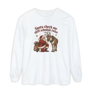 Night Shift Nurse Christmas Shirt, Vintage Santa Holiday Shirt, Night Shift Worker Gift, Christmas Nurse Tee, Retro Santa Claus Sweatshirt image 14