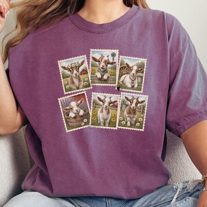 Goat Farmer Shirt, Goat Lover Gift, Goat Mom Shirt, Farm Girl Shirt, Vintage Goat Tee, Goat Farmer Gift image 8