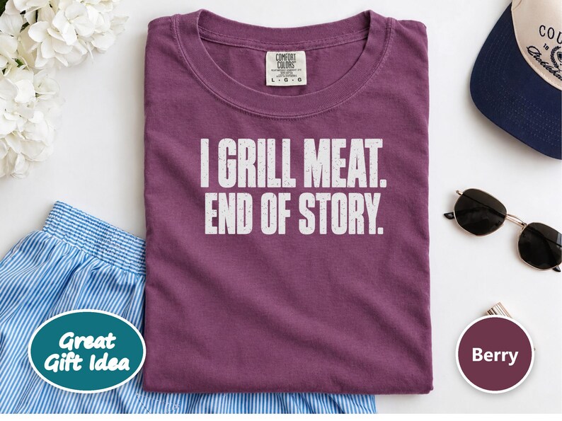 Funny BBQ Tee, Grill Master Shirt, Dad Grill Gift, Smoker Shirt, Pitmaster Gift, Barbecue Shirt, Meat Lover Tee, Grill Dad Shirt image 4