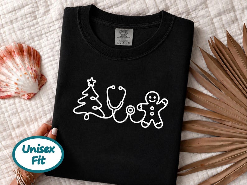 Holiday Nurse Shirt, Christmas Healthcare Shirt, Gingerbread Nurse Tee, Christmas Medical Shirt, Nurse Christmas Gift image 10