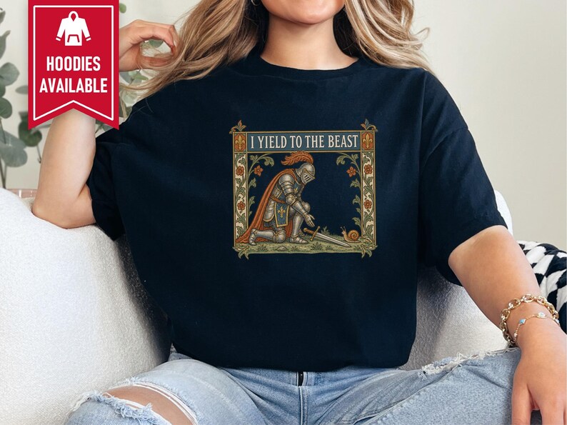 Medieval Knight Shirt, Weird Medieval Guy Tee, Ren Faire Shirt, History Buff Gift, Funny Medieval Humor Tee immagine 8