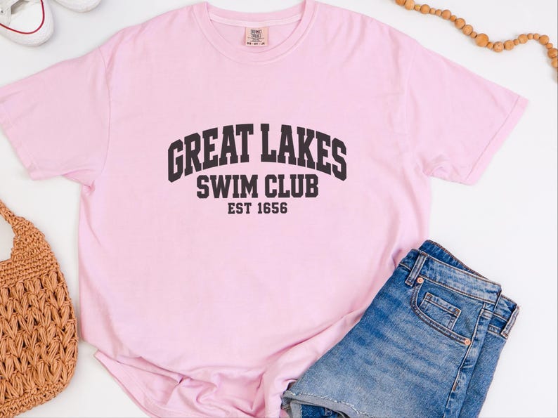 Great Lakes Shirt, Great Lakes Gift, Swim Team Shirt, Varsity Shirt, Great Lakes Swim Club image 1