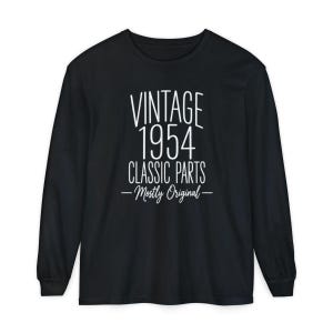 70th Birthday Shirt, 70 Year Old Gift, 1954 Birthday Shirt, Vintage 1954 Classic Parts Mostly Original, Turning 70 Shirt, 70th Birthday Gift image 13