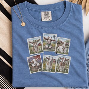 Goat Farmer Shirt, Goat Lover Gift, Goat Mom Shirt, Farm Girl Shirt, Vintage Goat Tee, Goat Farmer Gift image 4