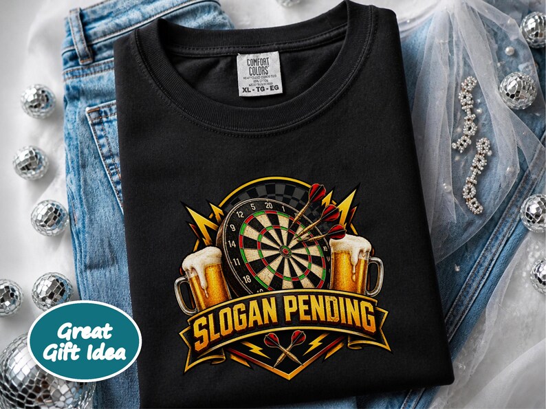 Funny Darts Shirt, Darts And Beer Gift, Slogan Pending Shirt, Pub League Tee, Dart Player Shirt, Drinking Team Shirt, Dartboard Gift image 6