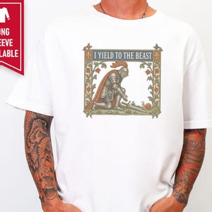 Medieval Knight Shirt, Weird Medieval Guy Tee, Ren Faire Shirt, History Buff Gift, Funny Medieval Humor Tee immagine 5