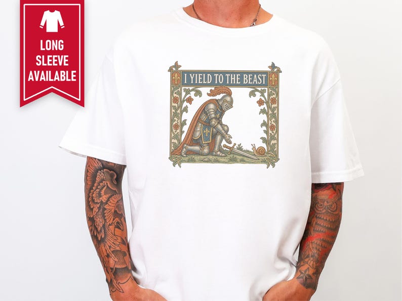 Medieval Knight Shirt, Weird Medieval Guy Tee, Ren Faire Shirt, History Buff Gift, Funny Medieval Humor Tee immagine 5