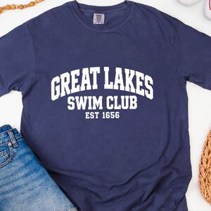 Great Lakes Shirt, Great Lakes Gift, Swim Team Shirt, Varsity Shirt, Great Lakes Swim Club image 10