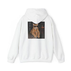 Coffee Cat Shirt, Funny Cat Meme Tee, Orange Cat Mom Gift, Cat Sunglasses Shirt, Ginger Tabby Tee image 12