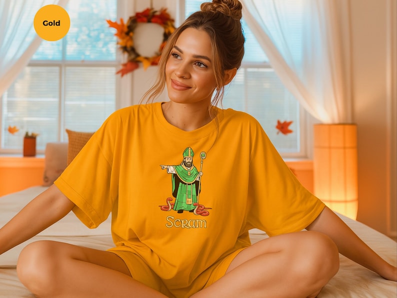 Saint Patrick Scram Shirt, Funny Saint Patrick Shirt, St Patricks Day Shirt, Irish Catholic Tee image 1