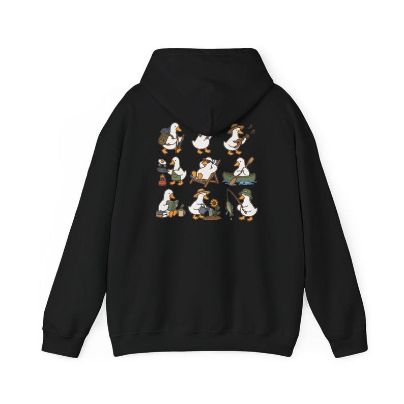 Regalo para amantes de los patos, camiseta para amantes del camping, regalo de senderismo para él, camiseta para amantes de la naturaleza, camiseta de pato adorable imagen 11