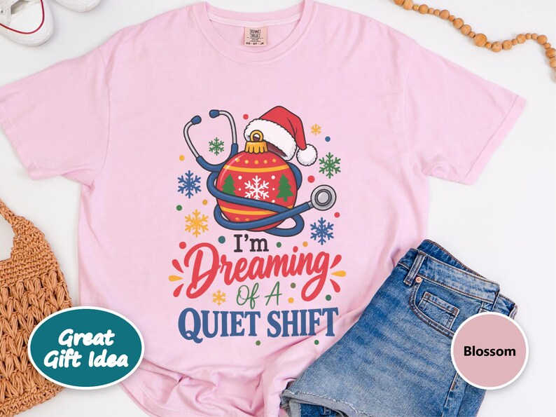 Nurse Christmas Sweatshirt, Funny Nurse Holiday Gift, Quiet Shift Shirt, Christmas ICU Nurse Top, RN Christmas Hoodie image 10