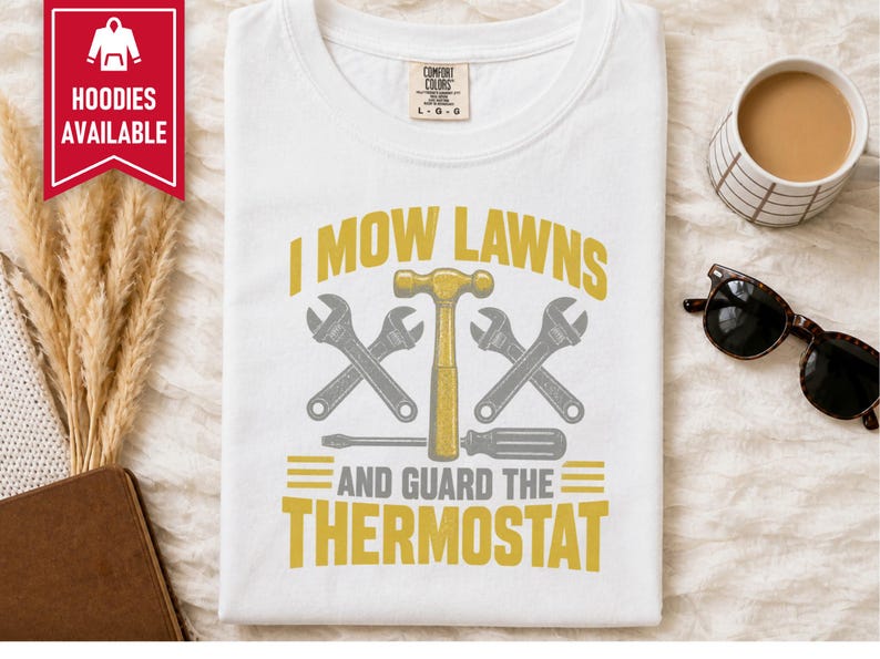 Lawn Care Shirt, Funny Dad Joke Tee, Handyman Gift For Men, Grass Cutting T Shirt, Father Day Gift image 10