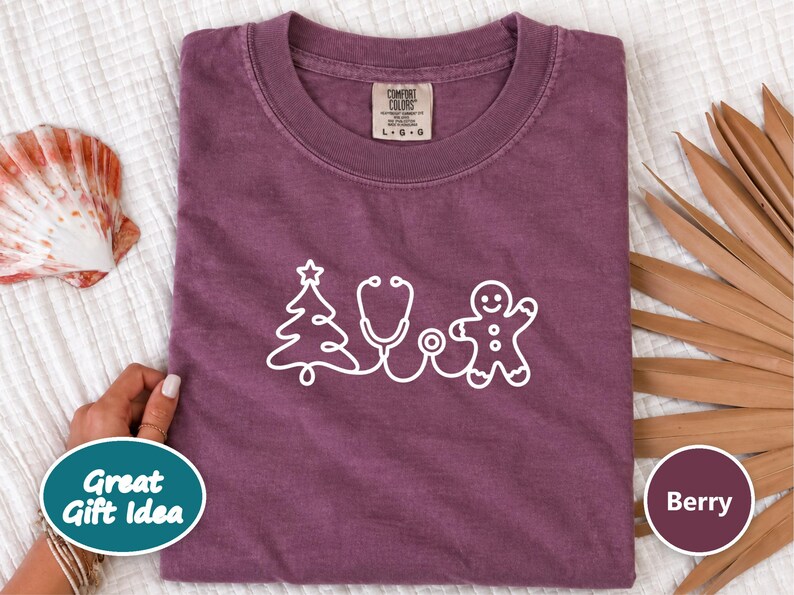 Holiday Nurse Shirt, Christmas Healthcare Shirt, Gingerbread Nurse Tee, Christmas Medical Shirt, Nurse Christmas Gift image 9