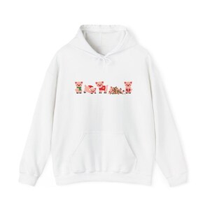 Christmas Pig Shirt, Cute Pig Christmas Gift, Holiday Pig Graphic Tee, Christmas Animal Shirt image 12