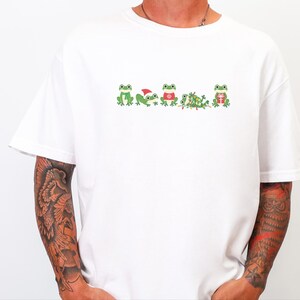 Christmas Frog Shirt, Frog Christmas Gift, Cute Frog Tee, Funny Christmas Shirt, Holiday Animal T Shirt image 8