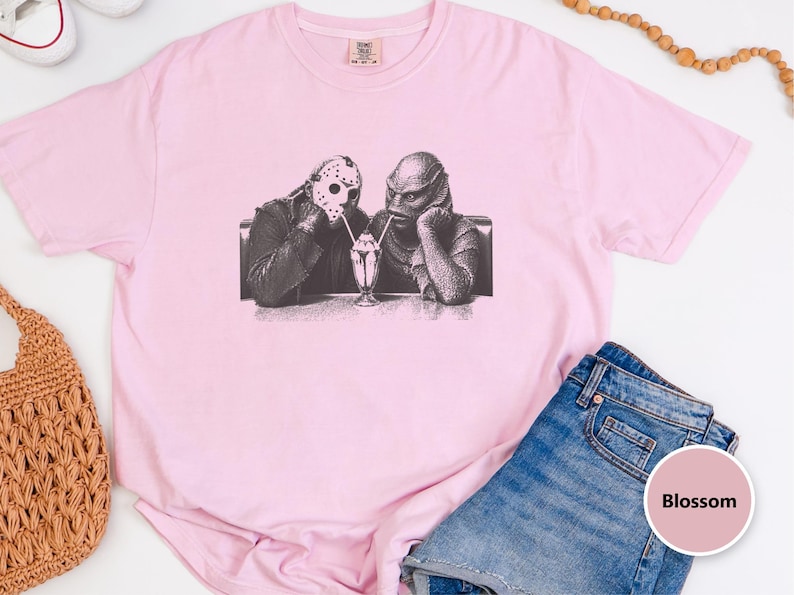 Vintage Horror Shirt, Retro Horror Movie Tee, Classic Monster Gift, Slasher Movie Shirt, Cult Movie Fan Shirt, Horror Fan T Shirt image 1