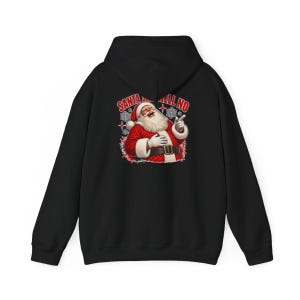 Funny Santa Shirt, Sarcastic Christmas Gift, Adult Humor Holiday Tee, Santa Said Hell No image 11
