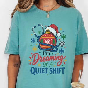 Nurse Christmas Sweatshirt, Funny Nurse Holiday Gift, Quiet Shift Shirt, Christmas ICU Nurse Top, RN Christmas Hoodie