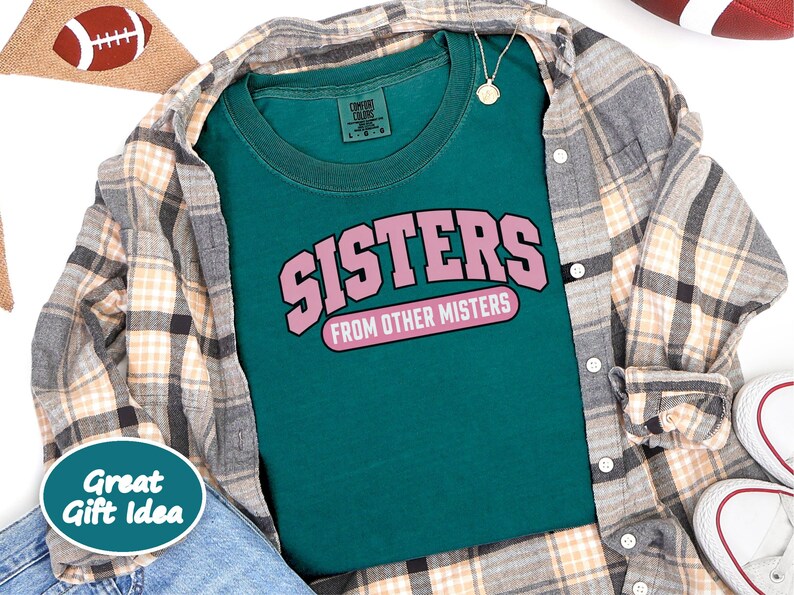 Matching Best Friend Shirt, Sisters From Other Misters Gift, Besties Matching Tee, Soul Sister Shirt image 10