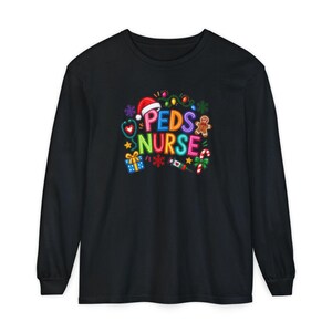 Peds Nurse Christmas Shirt, Pediatric Nurse Holiday Gift, Peds Nurse Tee, Christmas Nurse Top, Pediatric RN Shirt image 13