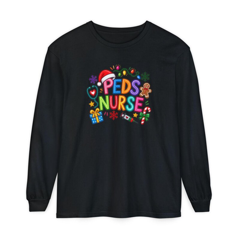 Peds Nurse Christmas Shirt, Pediatric Nurse Holiday Gift, Peds Nurse Tee, Christmas Nurse Top, Pediatric RN Shirt image 13