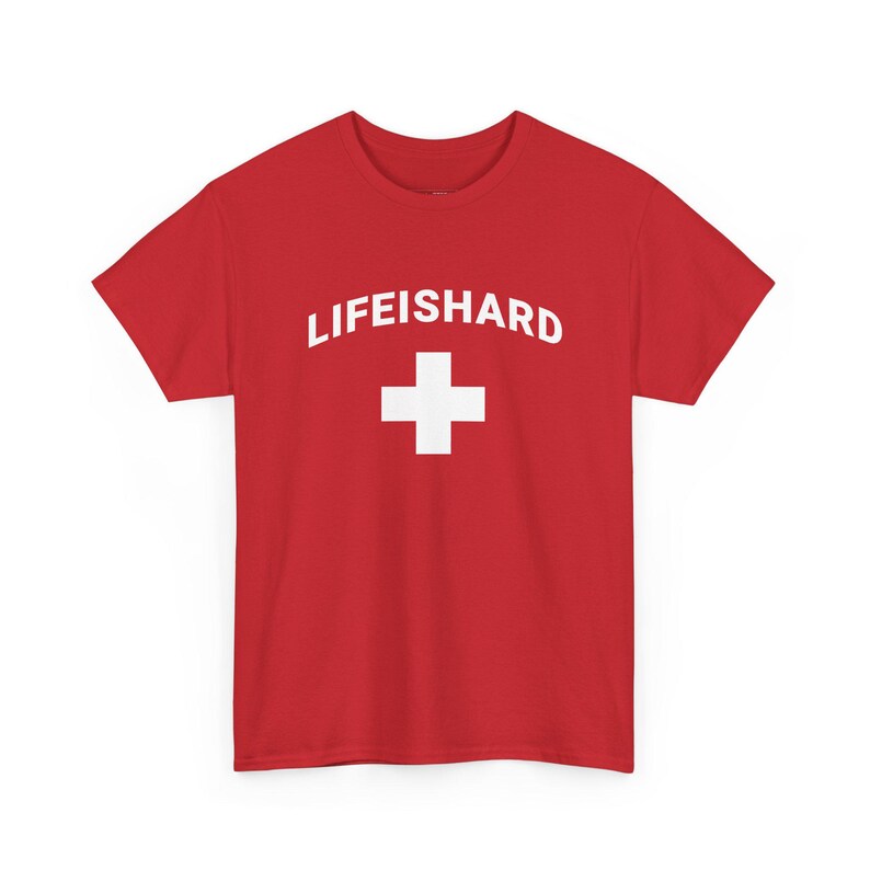 Everything Hurts Tee, LIFEISHARD Lifeguard Parody, Funny Sarcastic Adulting Shirt, Burnout Mental Exhaustion Graphic Top, Burnout Humor image 1