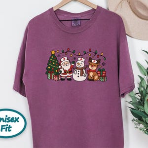 Christmas Nurse Shirt, Nurse Group Shirt, Christmas Nurse Gift, Medical Staff Tee, Healthcare Christmas, Nurse Holiday Shirt image 5