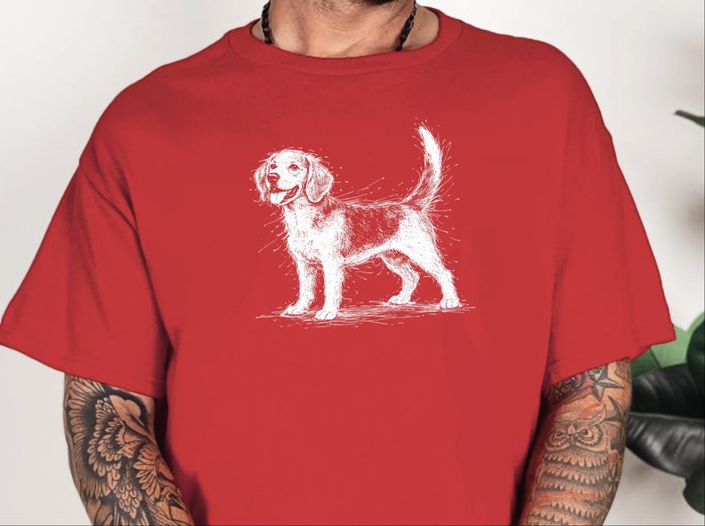 Beagle-schets afbeelding 1