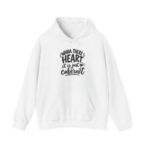 Comfort Colors Funny Wine Shirt, Whoa There Heart It Is Just Cabernet Tee, Sarcastic Wine Lover Drinking Top, Girls Night Winery image 10