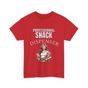 Professional Snack Dispenser Lighter Skin Mama Shirt, Funny New Mommy Gift, Mom Life Humor, Expecting Mom Pregnancy Tee, Baby Shower! zdjęcie 1